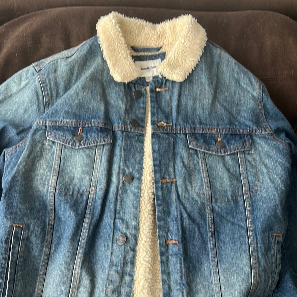 XL Goodfellow Sherpa Lined Jean Jacket